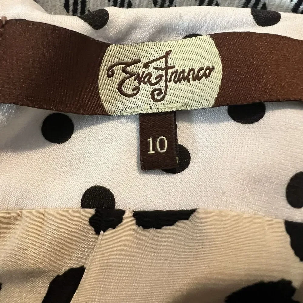 Eva‎ Franco Mini Skirt Sz 10 Bubble Hem Bow